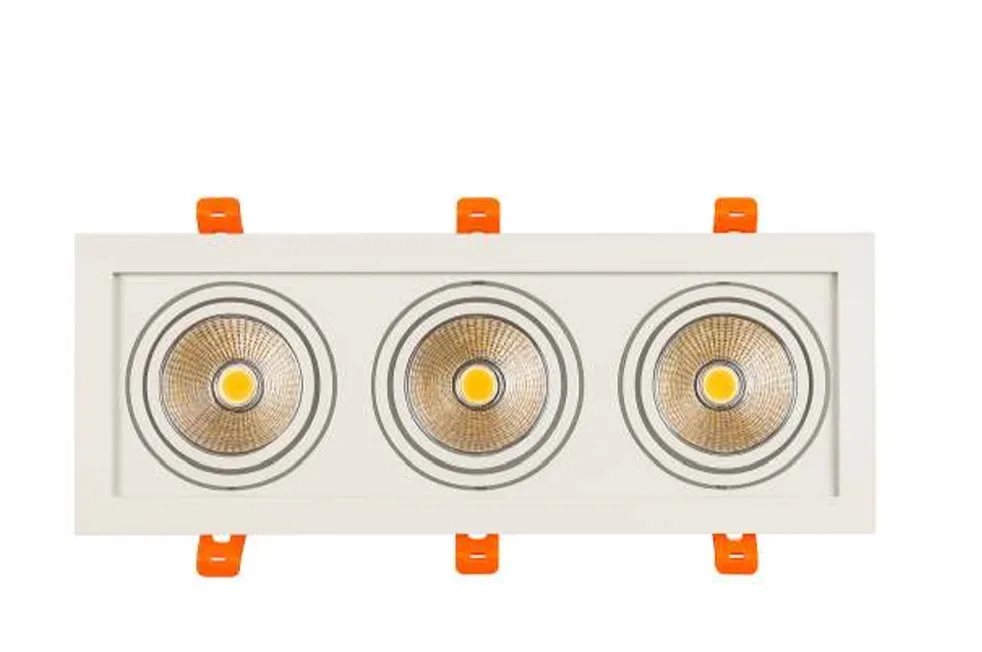 Foco Triple para Piscina Empotrable LED 120W 120W Üçlü Havuzlu Ankastre LED Spot