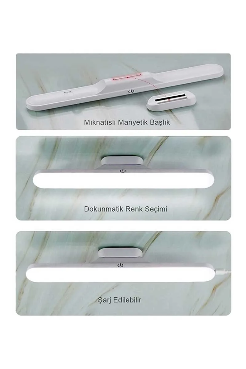 Luminaria Gaviota Recargable con Interruptor Color (Blanco, Luz Cálida, Encimera-Armario Iluminación 3 4000K) Luminaria Gaviota Recargable con Interruptor Color (Blanco, Luz Cálida, Encimera-Armario Iluminación 3 4000K)