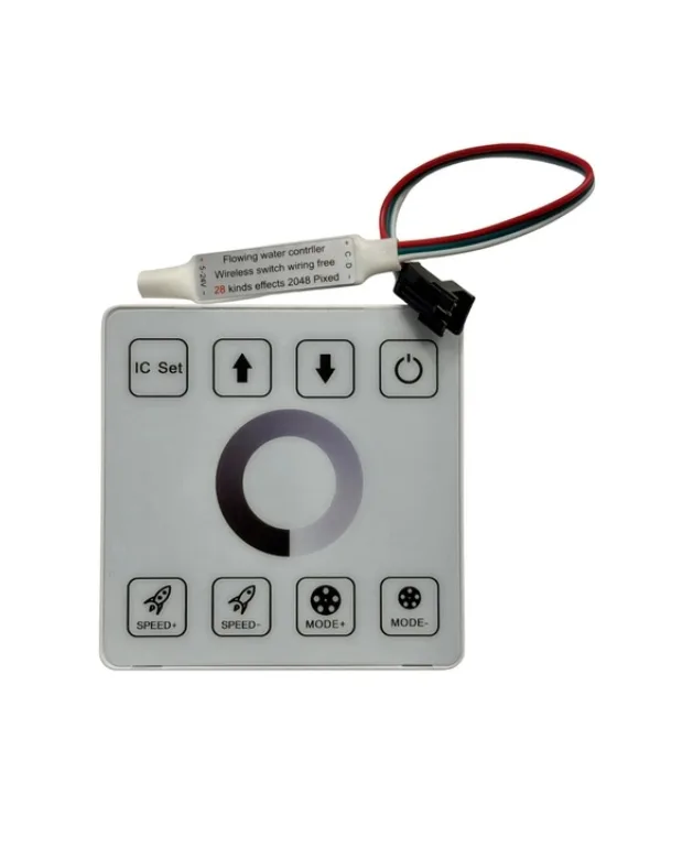 Duvar Tipi Tek Renk Pixel Şerit Kontrol 12-24 Volt