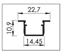 G-01 Sıva Altı LED Alüminyum Profil G-01 Sıva Altı LED Alüminyum Profil