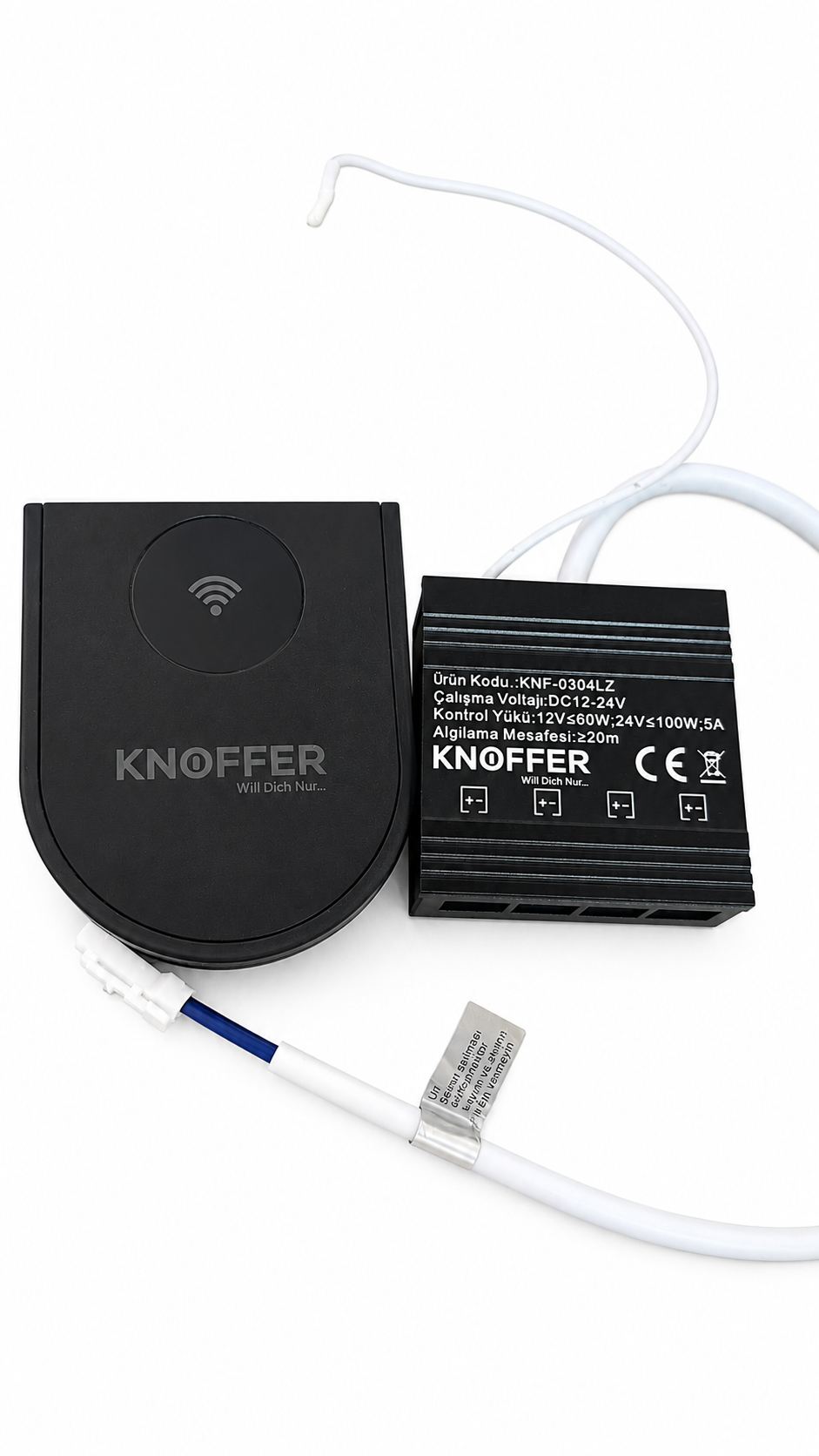 Sans Fil Avec Détecteur LED Dimmer Contrôle Kit – 12V/24V Kablosuz Sensörlü LED Dimmer Kontrol Seti – 12V/24V