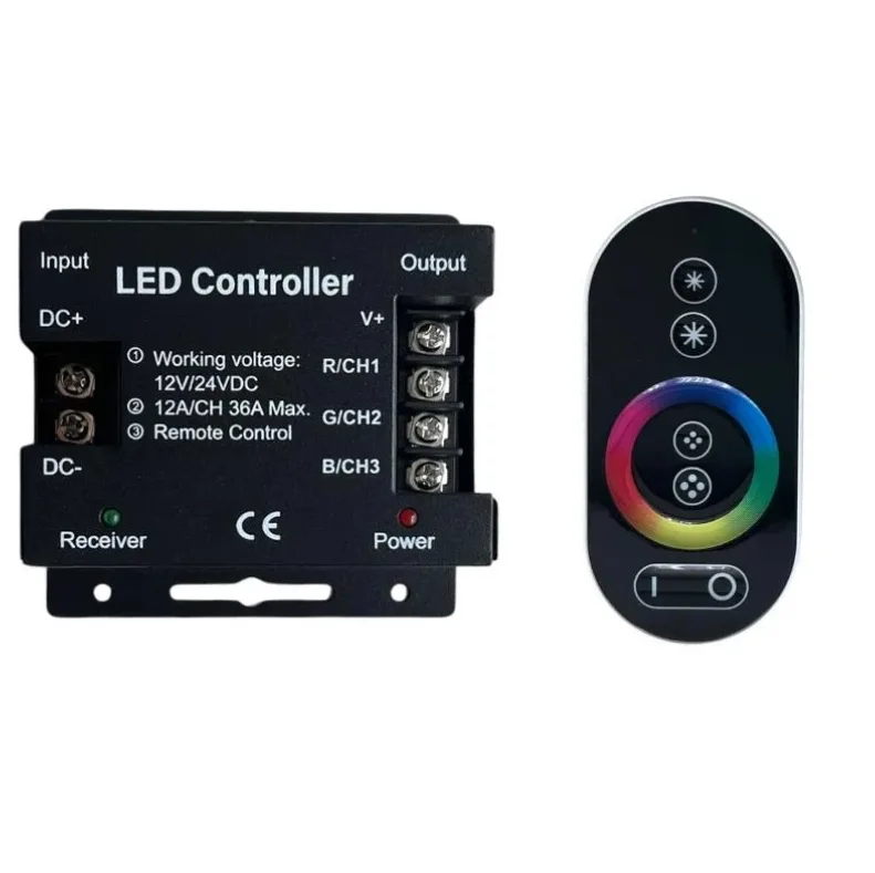 RGB لمسي Led تحكم جهاز RF 36A 12-24V (مرمّز) RGB Touch-Dokunmatik Led Kontrol Kumandası RF 36A 12-24V (Kodlu)