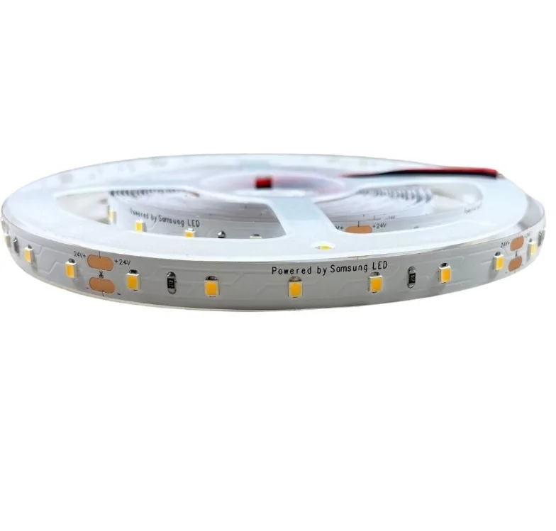 SAMSUNG ЛЕНТА LED 60 2835 SMD 3000K 24V 14.4W IP20 SAMSUNG ŞERİT LED SAMSUNG 60 LEDLİ 2835 SMD 3000K ŞERİT LED 24V 14.4W IP20