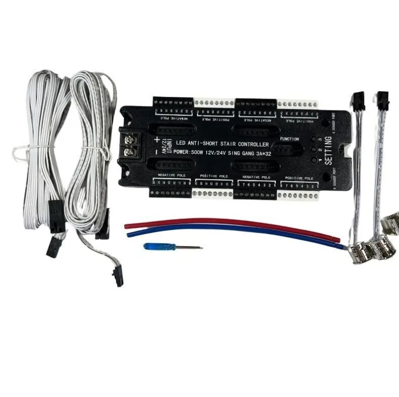 Avec Détecteur Marchant Escalier Circuit Dimmable Marche 12-24 volts 32 Canal Avec Détecteur Marchant Escalier Circuit Dimmable Marche 12-24 volts 32 Canal