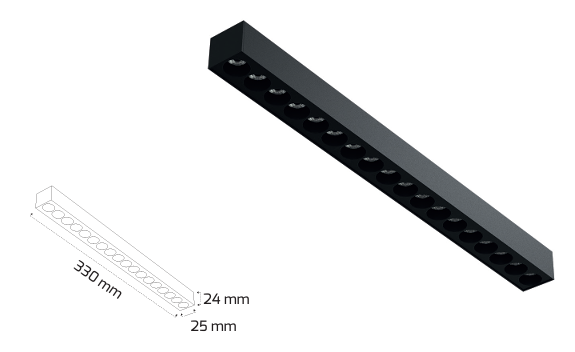 Slim Magnet Armatür – 18W Slim Magnet Armatür – 18W
