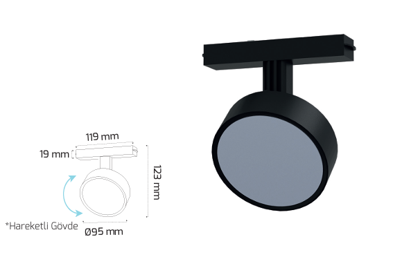 Slim Magnet Armatür – 15W Slim Magnet Armatür – 15W