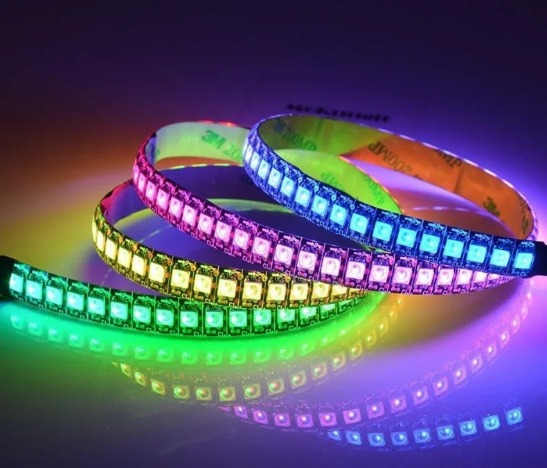 WS2812B 144 Ledli ARGB 5V Pixel Şerit Led Magic Led 1M — görsel 2
