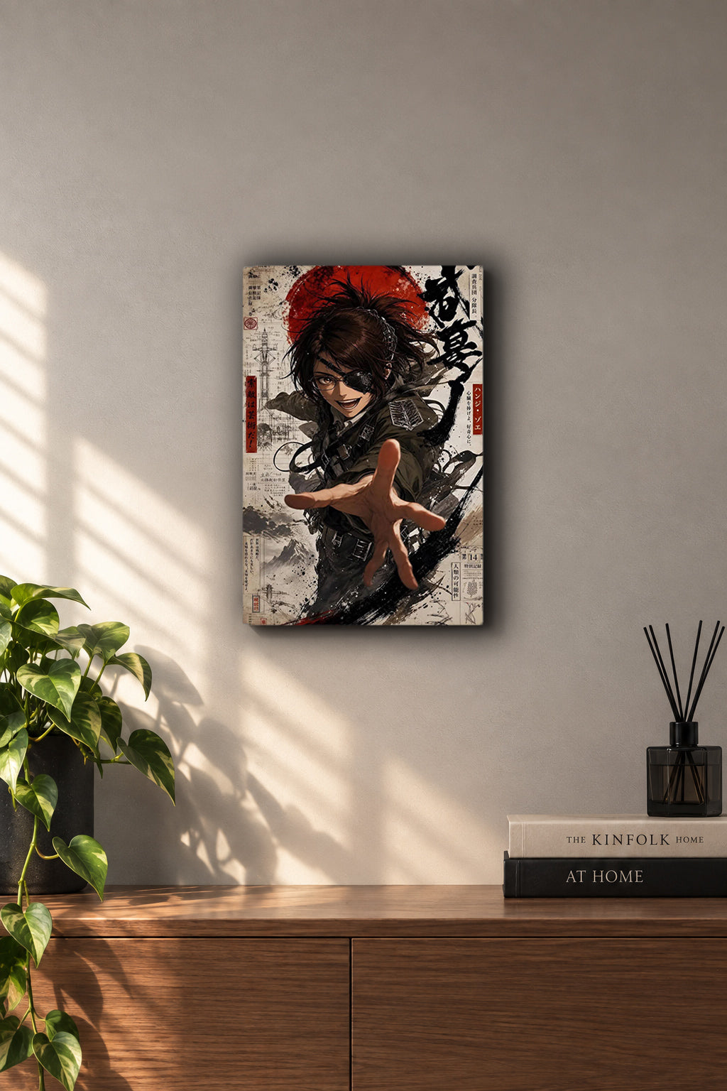 Attack on Titan Hange Zoe Sumi-e Metal Duvar Tablosu Attack on Titan Hange Zoe Sumi-e Metal Duvar Tablosu