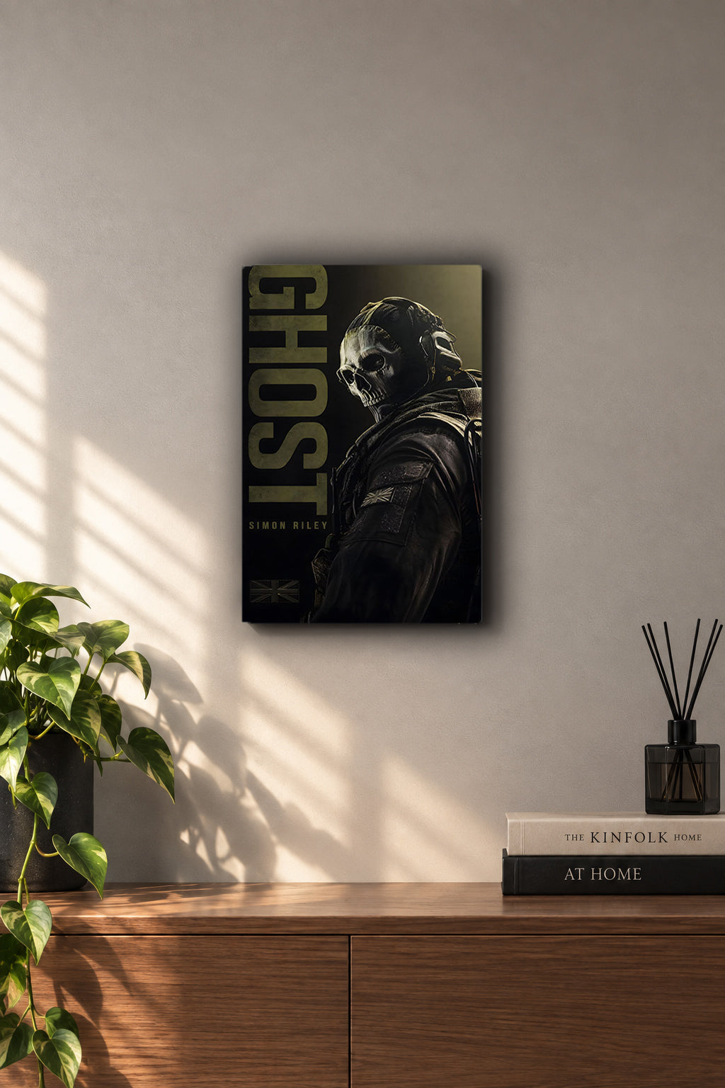 Call of Duty Ghost Simon Riley Металлическая Настенная Картина