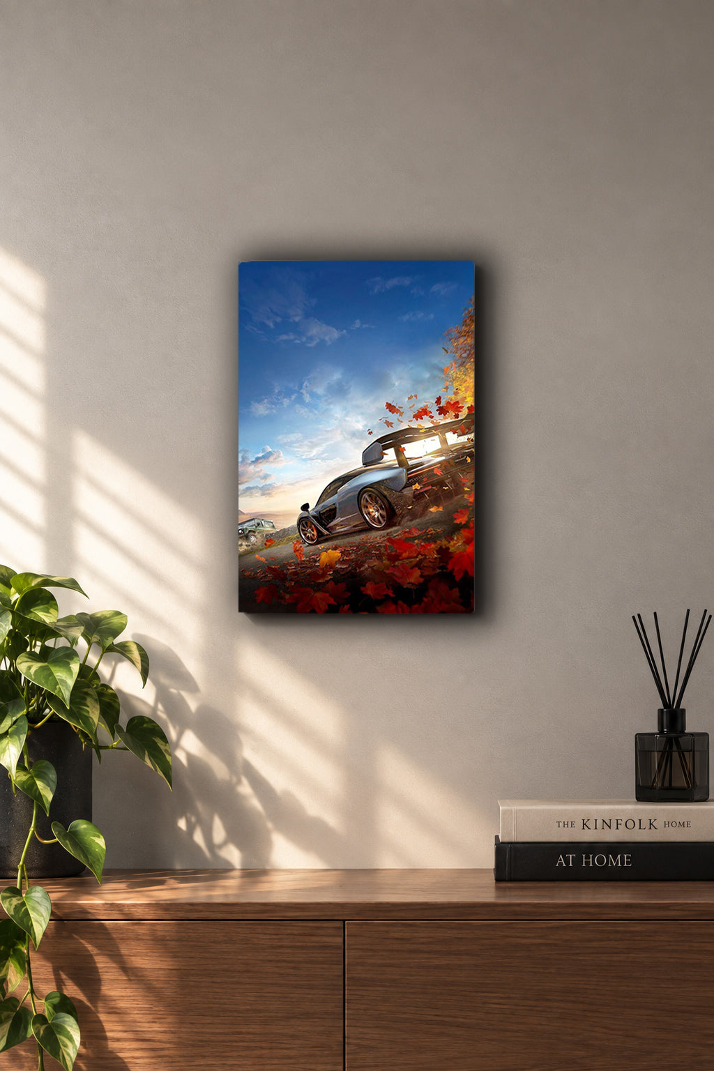 Forza Horizon 4 McLaren Senna Autumn Métal Mural Tableau