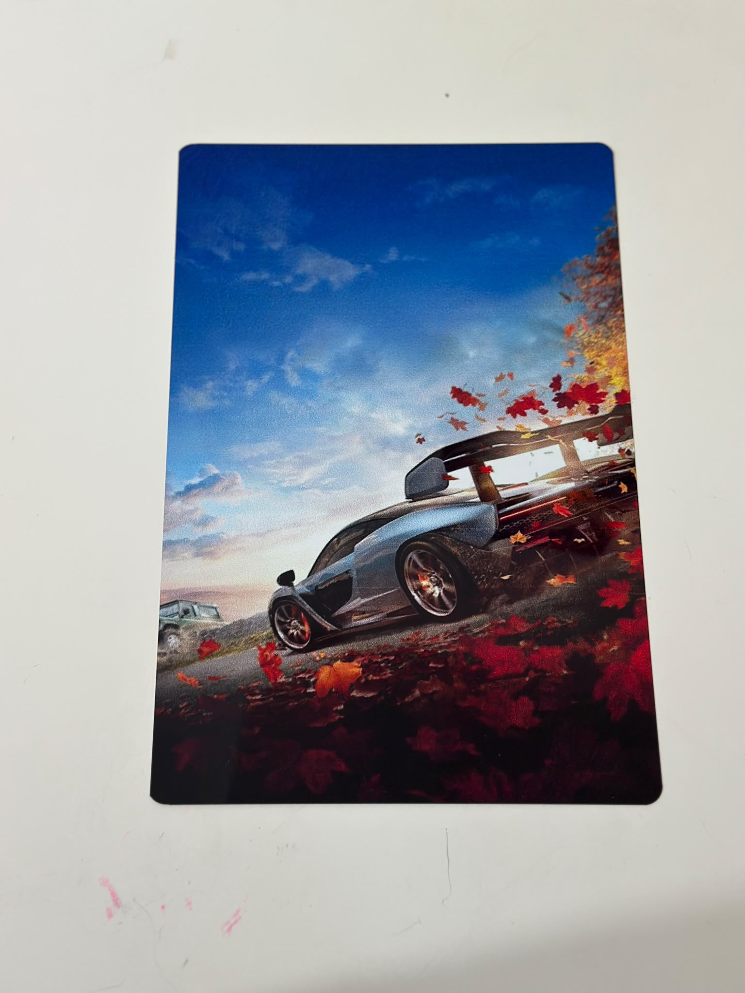 Forza Horizon 4 McLaren Senna Autumn Metal Duvar Tablosu Forza Horizon 4 McLaren Senna Autumn Metal Duvar Tablosu
