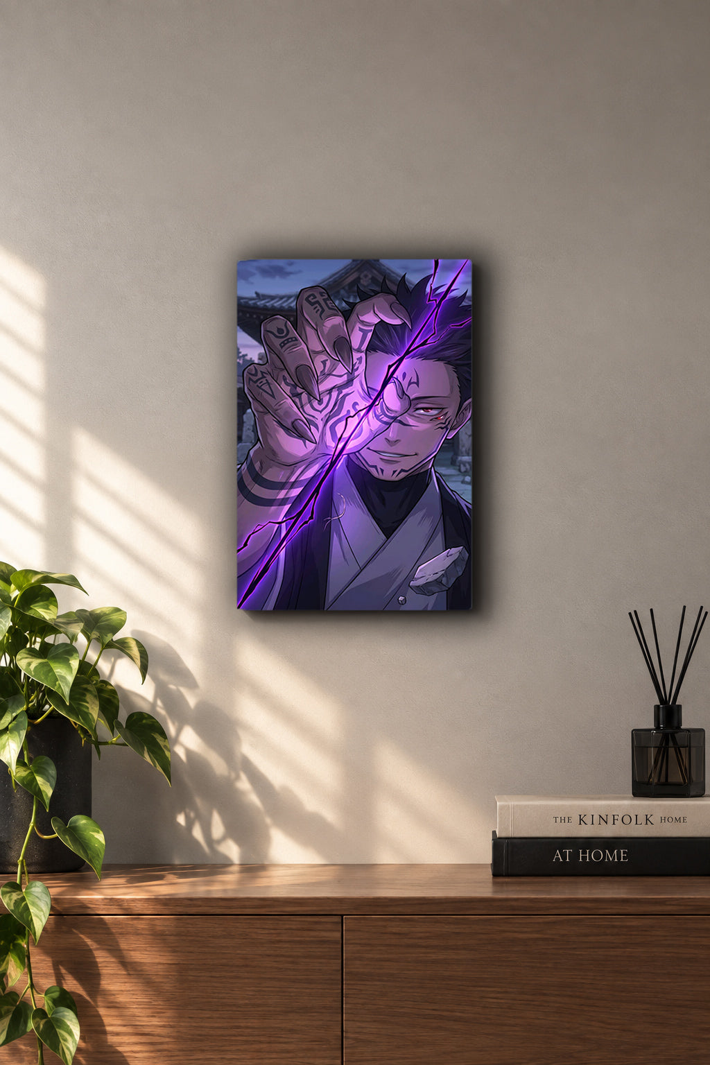 Jujutsu Kaisen Ryomen Sukuna Awakening Cursed Energy Metal Duvar Tablosu Jujutsu Kaisen Ryomen Sukuna Awakening Cursed Energy Metal Duvar Tablosu