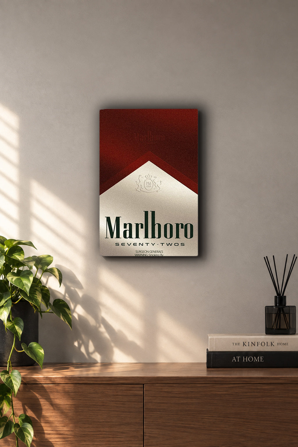 Marlboro Red Seventy Twos Vintage Minimalist Metal Duvar Tablosu Marlboro Red Seventy Twos Vintage Minimalist Metal Duvar Tablosu