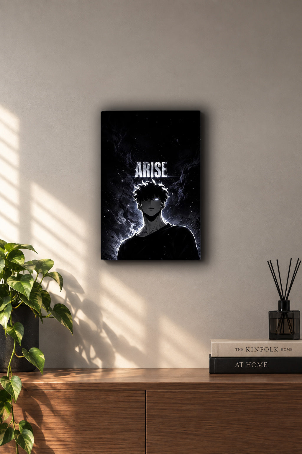 Solo Leveling Sung Jin-Woo "ARISE" Metal Duvar Tablosu Solo Leveling Sung Jin-Woo "ARISE" Metal Duvar Tablosu