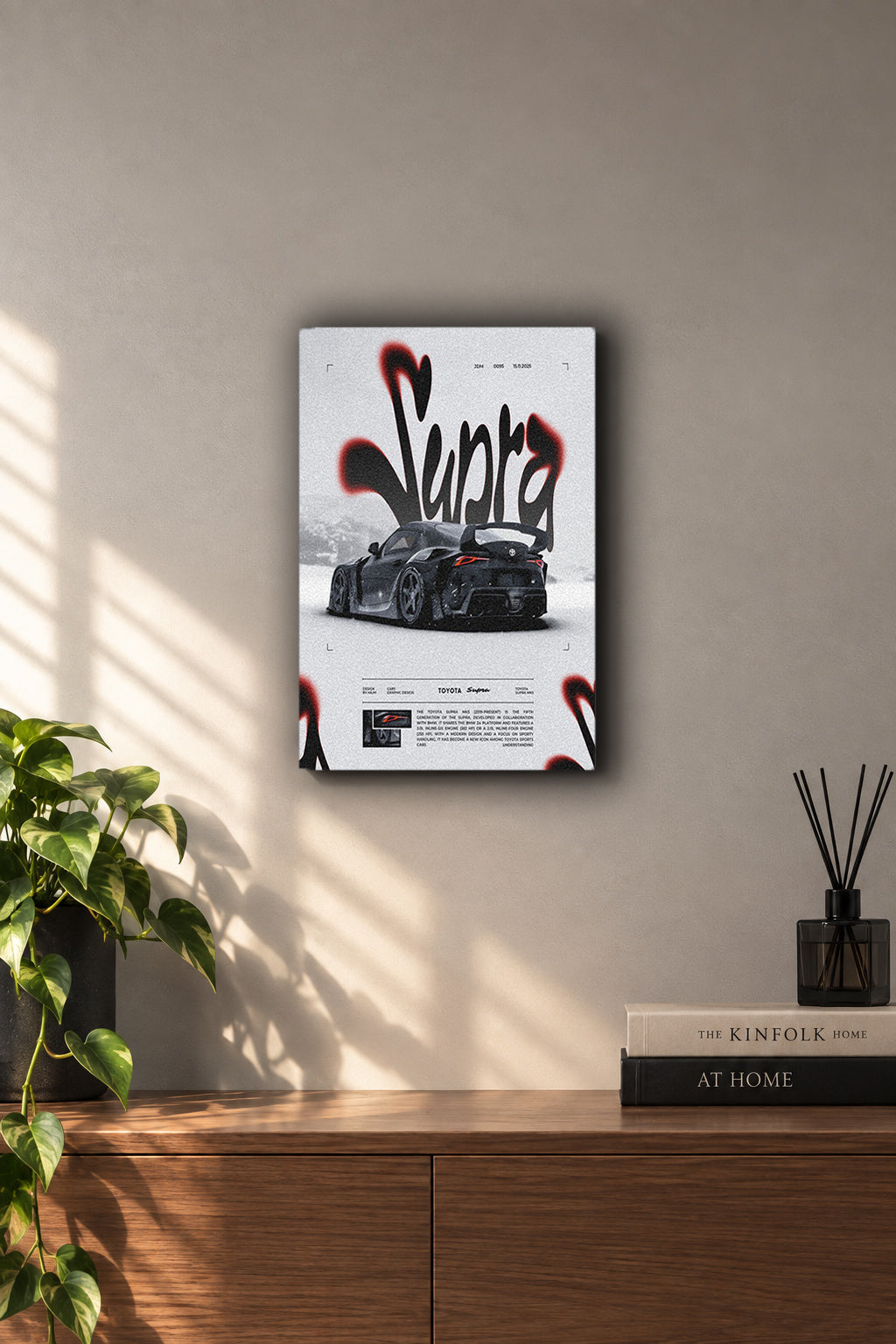 Toyota Supra MK5 A90 Streetwear Airbrush Poster Metal Duvar Tablosu Toyota Supra MK5 A90 Streetwear Airbrush Poster Metal Duvar Tablosu