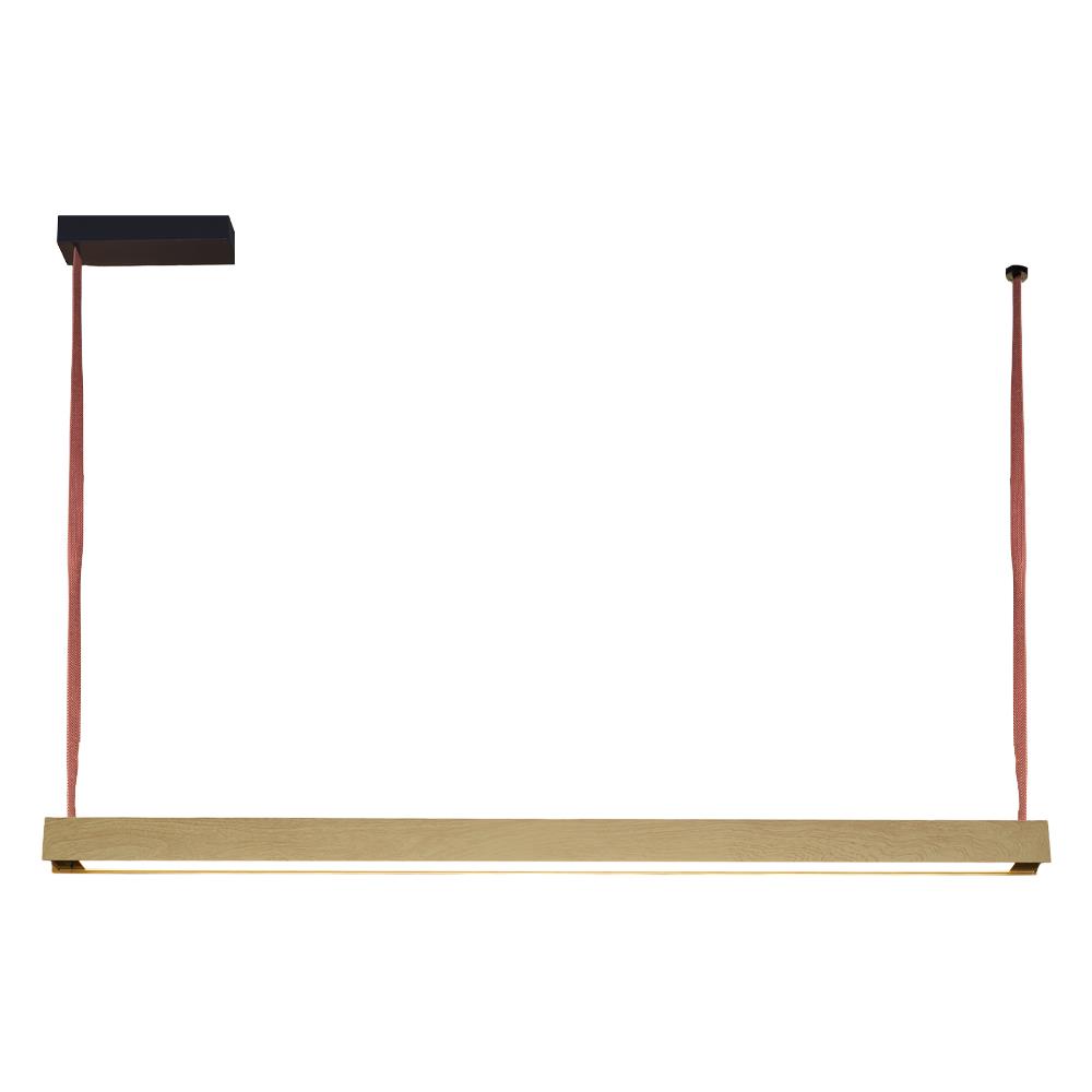 Metal Reta Siyah Sarkıt Avize 120 cm — görsel 4