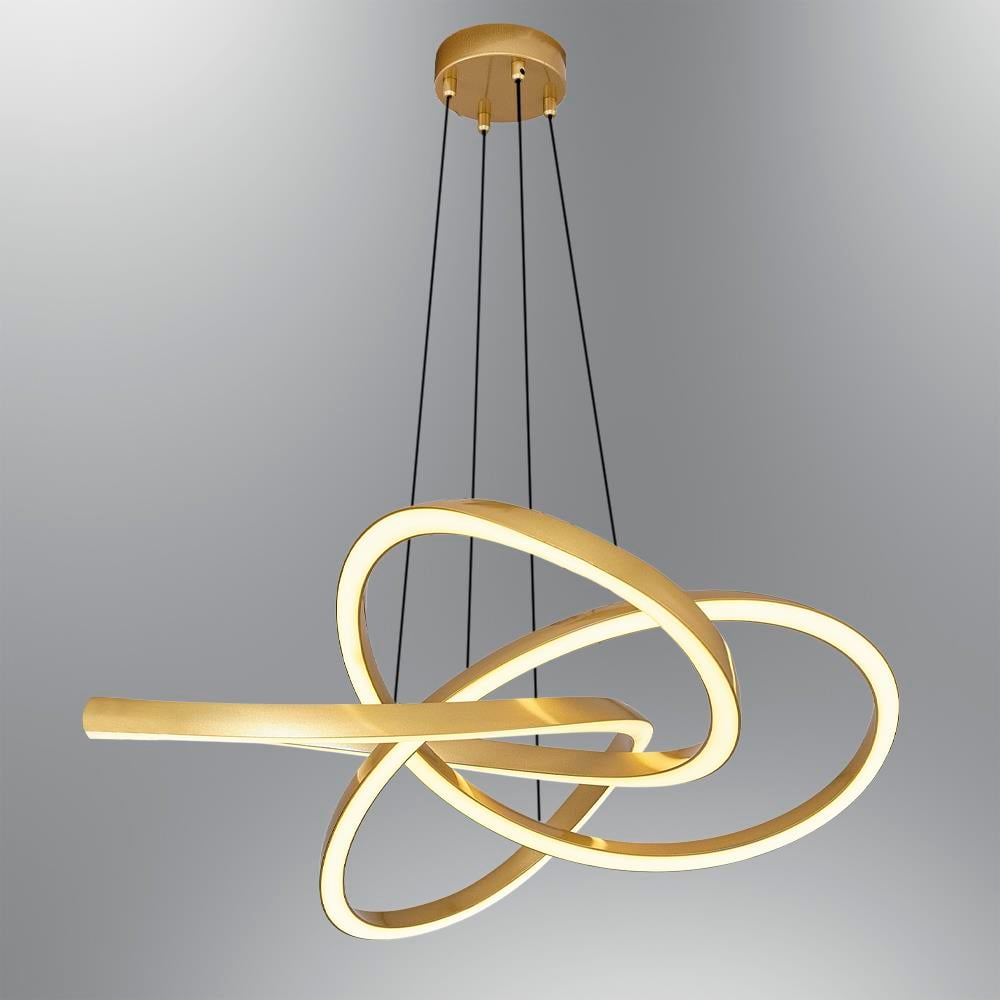 Metal Helical Yuvarlak Sarkıt Avize 150 cm — görsel 6