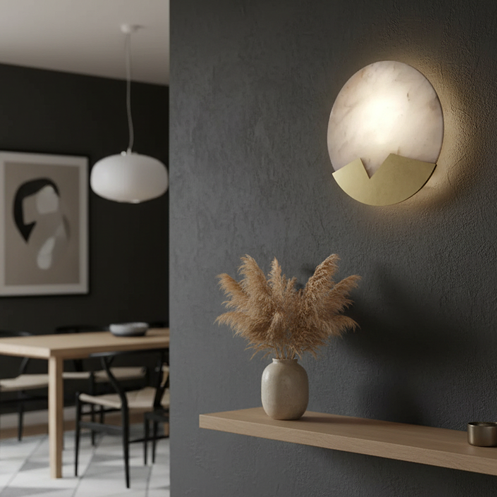 Eskitme Metal Mova Mermer Aplik (2315-7)