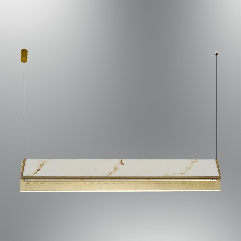 Metal Marmara Kısa Sarkıt Avize 92 cm (2316-1-03)