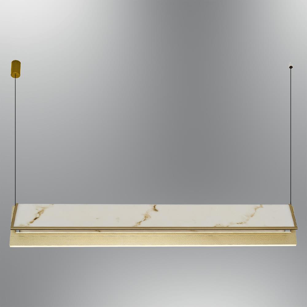 Metal Marmara Uzun Sarkıt Avize 120 cm (2316-2-03)