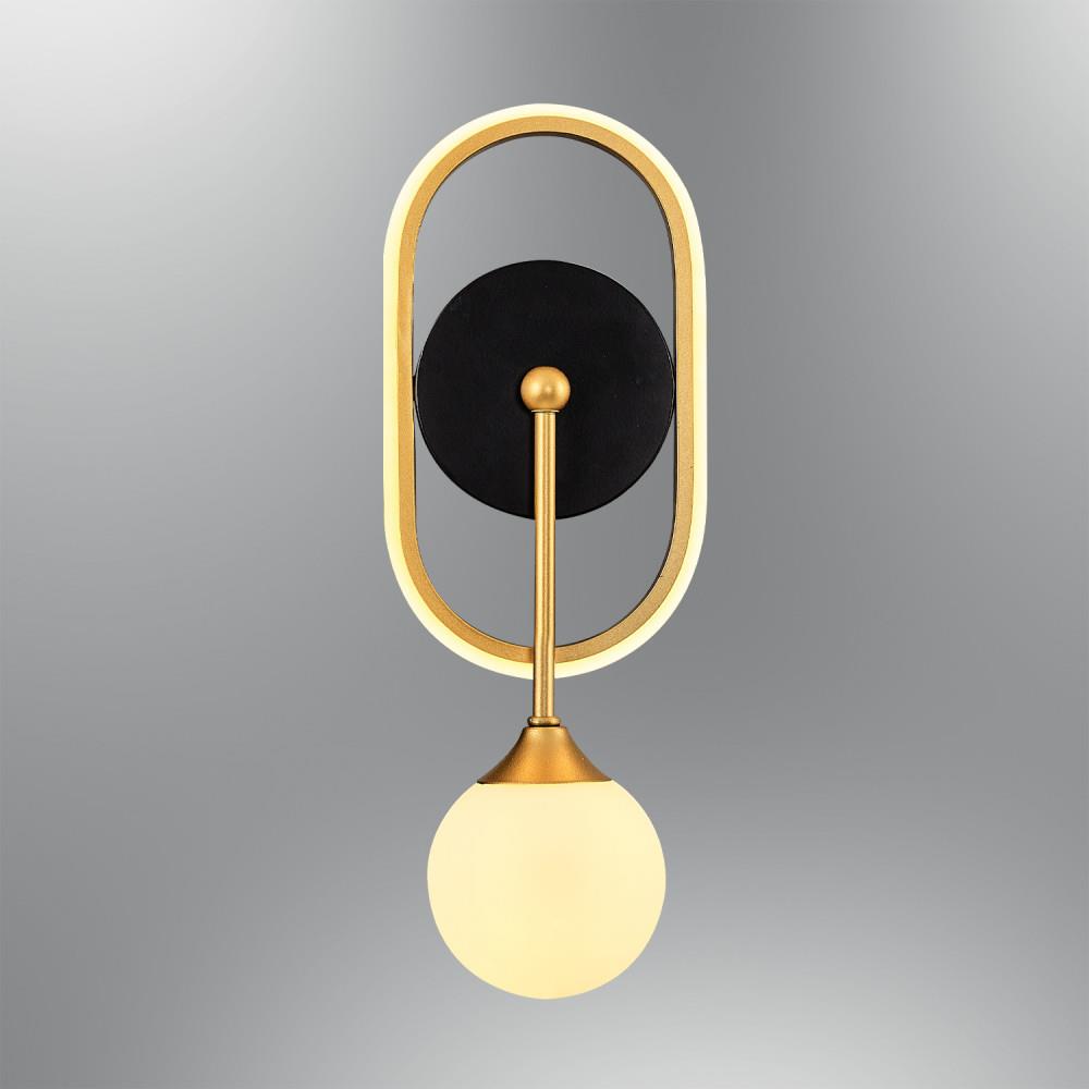 Eskitme Metal Halo Elips Aplik 15 cm — görsel 3