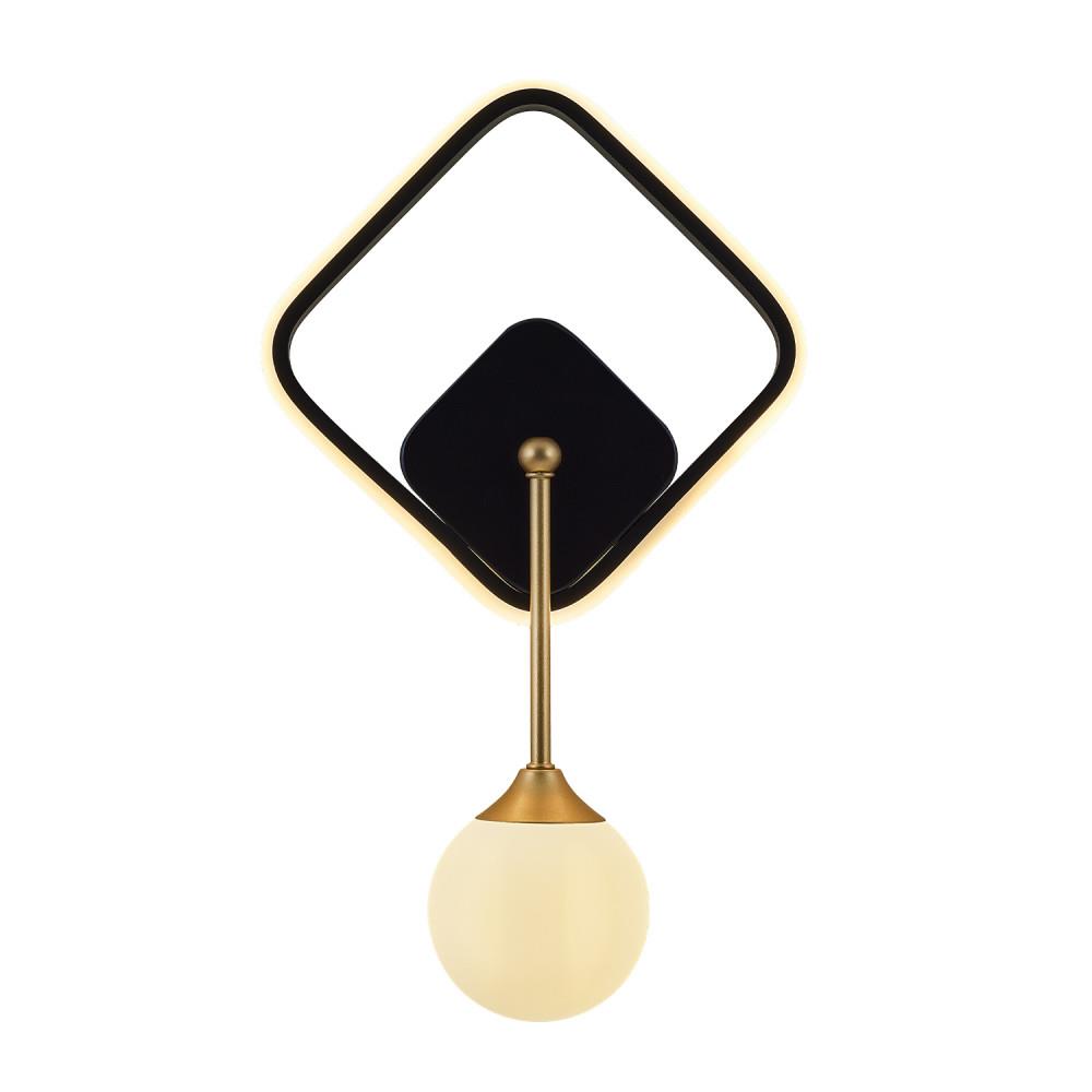 Siyah Metal Halo Kare Aplik 25 cm — görsel 5
