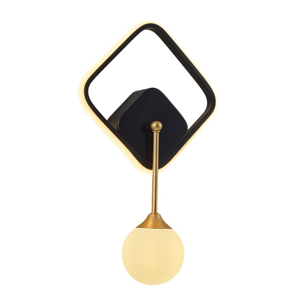 Siyah Metal Halo Kare Aplik 25 cm — görsel 7