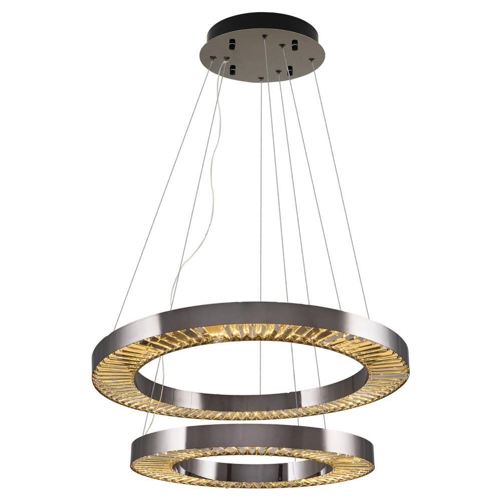 Platin Metal Plata 60+80'Lik Sarkıt Avize 160 cm — görsel 4