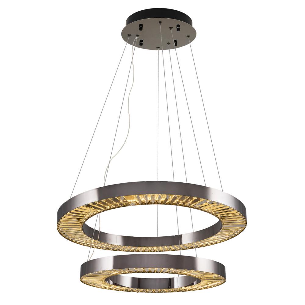 Platin Metal Plata 60+80'Lik Sarkıt Avize 160 cm — görsel 5