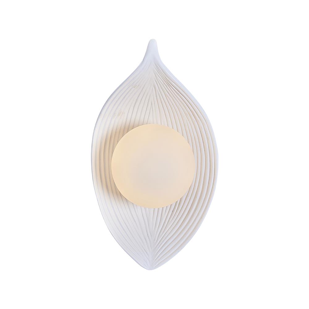 Weiß Glas Pearl Klein Wandleuchte 18 cm