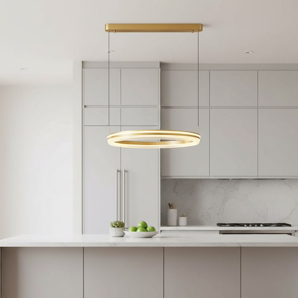 Tekli Metal Seira 60 Sarkıt Avize 120 cm — görsel 5