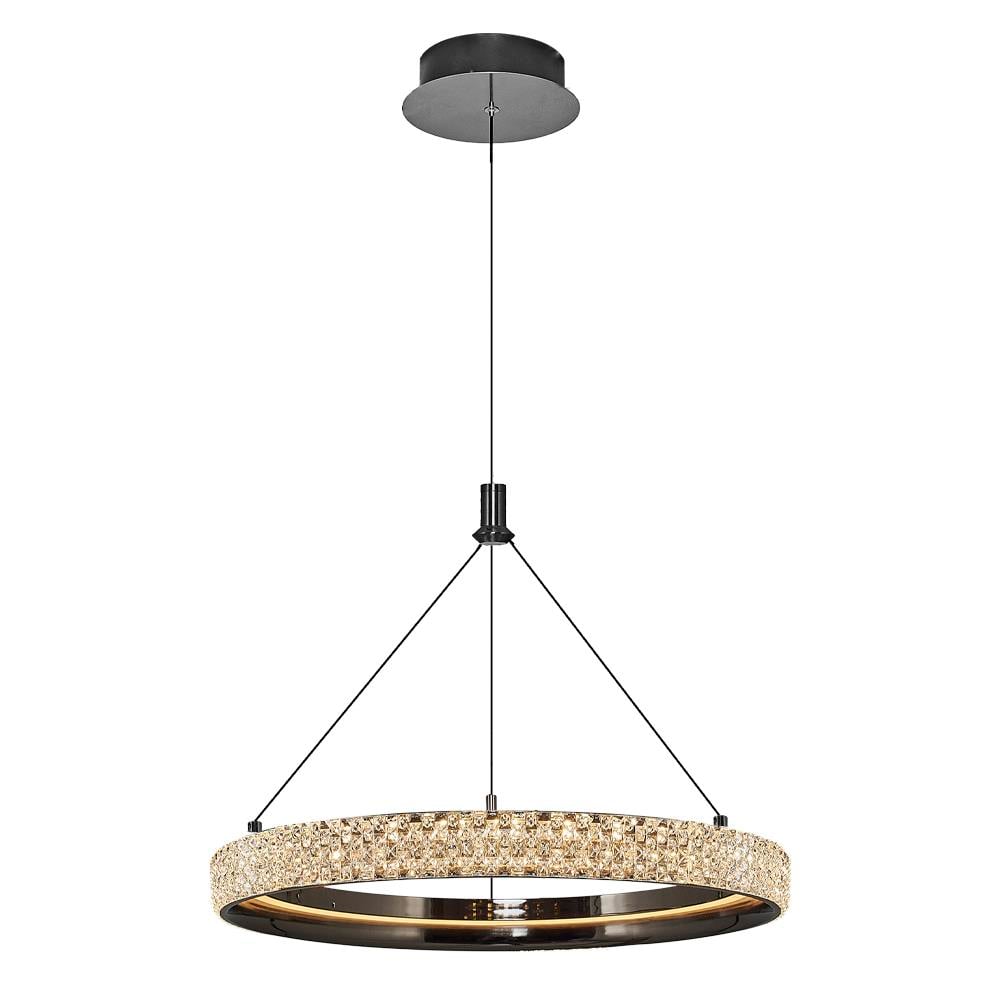 Tekli Beyaz Metal Cipale 40cm Sarkıt Avize 120 cm (2734-1A-24) — görsel 7