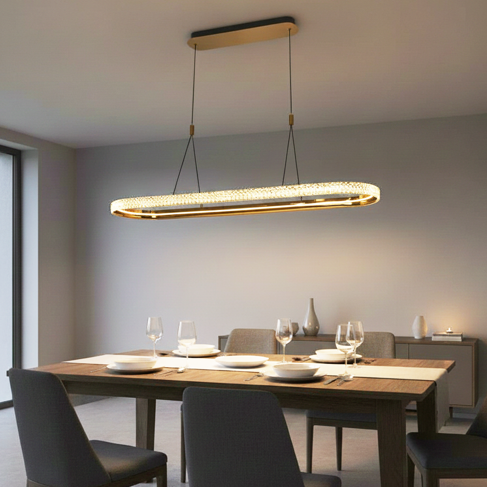 Beyaz Metal Cipale Uzun Sarkıt Avize 115 cm (2734-AS-20)