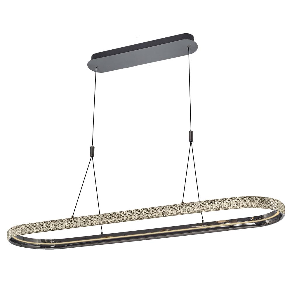 Beyaz Metal Cipale Uzun Sarkıt Avize 115 cm (2734-AS-24) — görsel 5