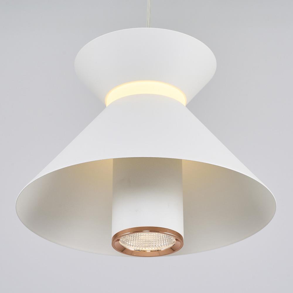 Tekli Metal Mekik Beyaz Sarkıt Avize 120 cm