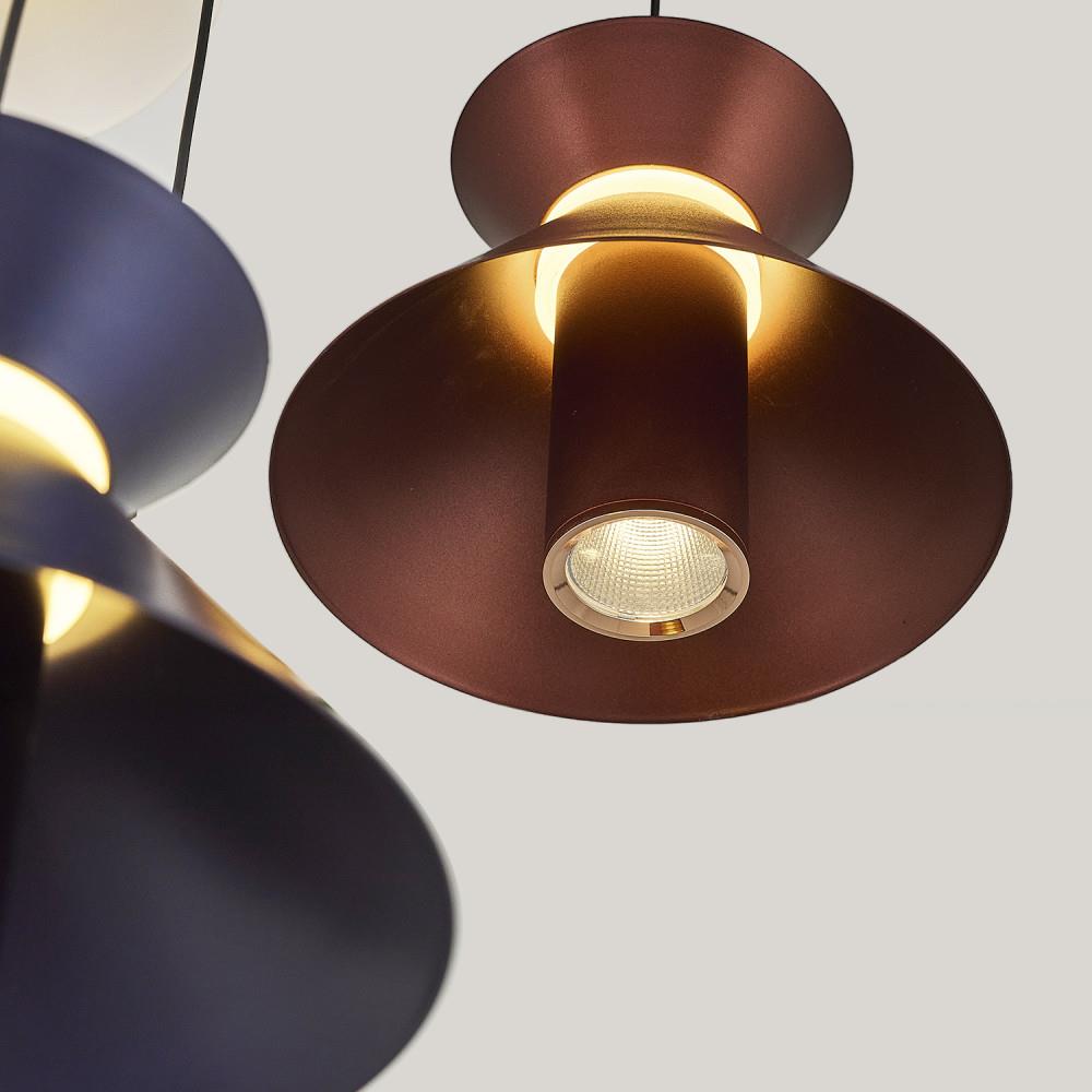 Metal Mekik Mixed Sarkıt Avize 120 cm 35W — görsel 4