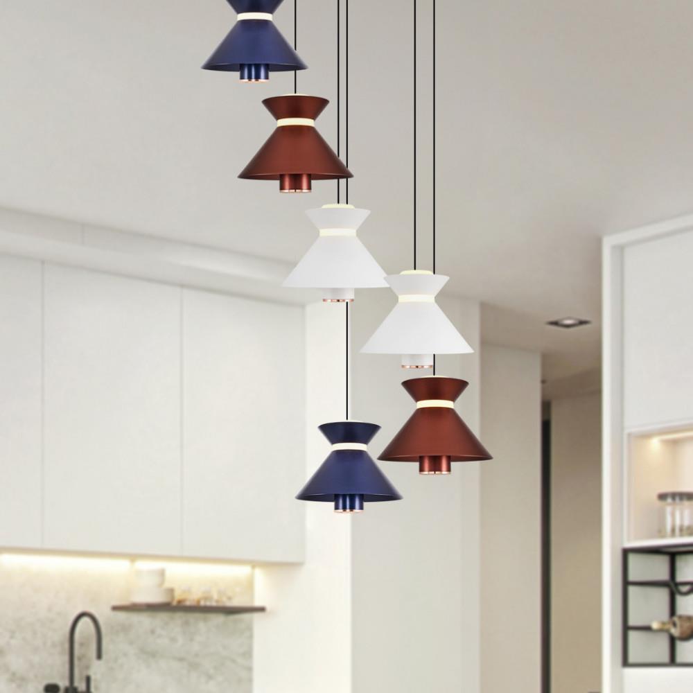 Metal Mekik Mixed Sarkıt Avize 120 cm 55W — görsel 3