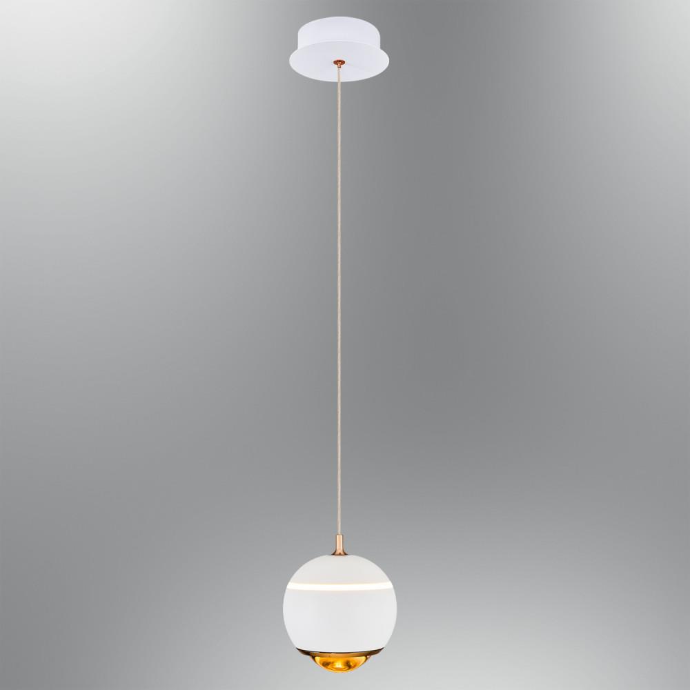 Tekli Metal Roge Beyaz Sarkıt Avize 120 cm