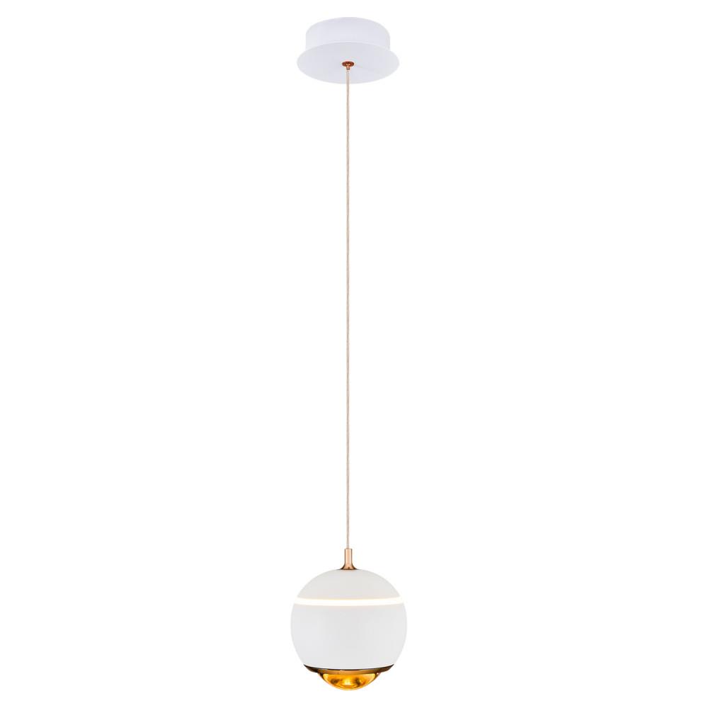 Tekli Metal Roge Beyaz Sarkıt Avize 120 cm — görsel 3