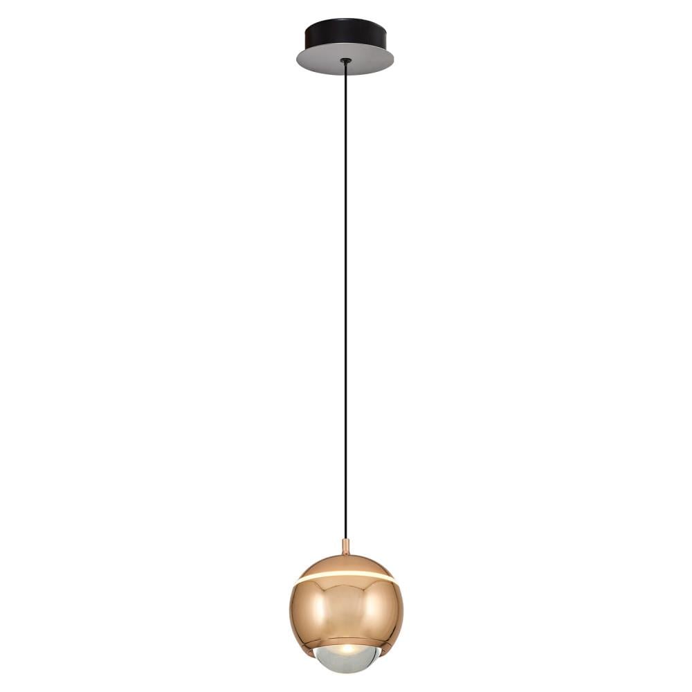 Tekli Metal Roge Sarı Sarkıt Avize 120 cm — görsel 3