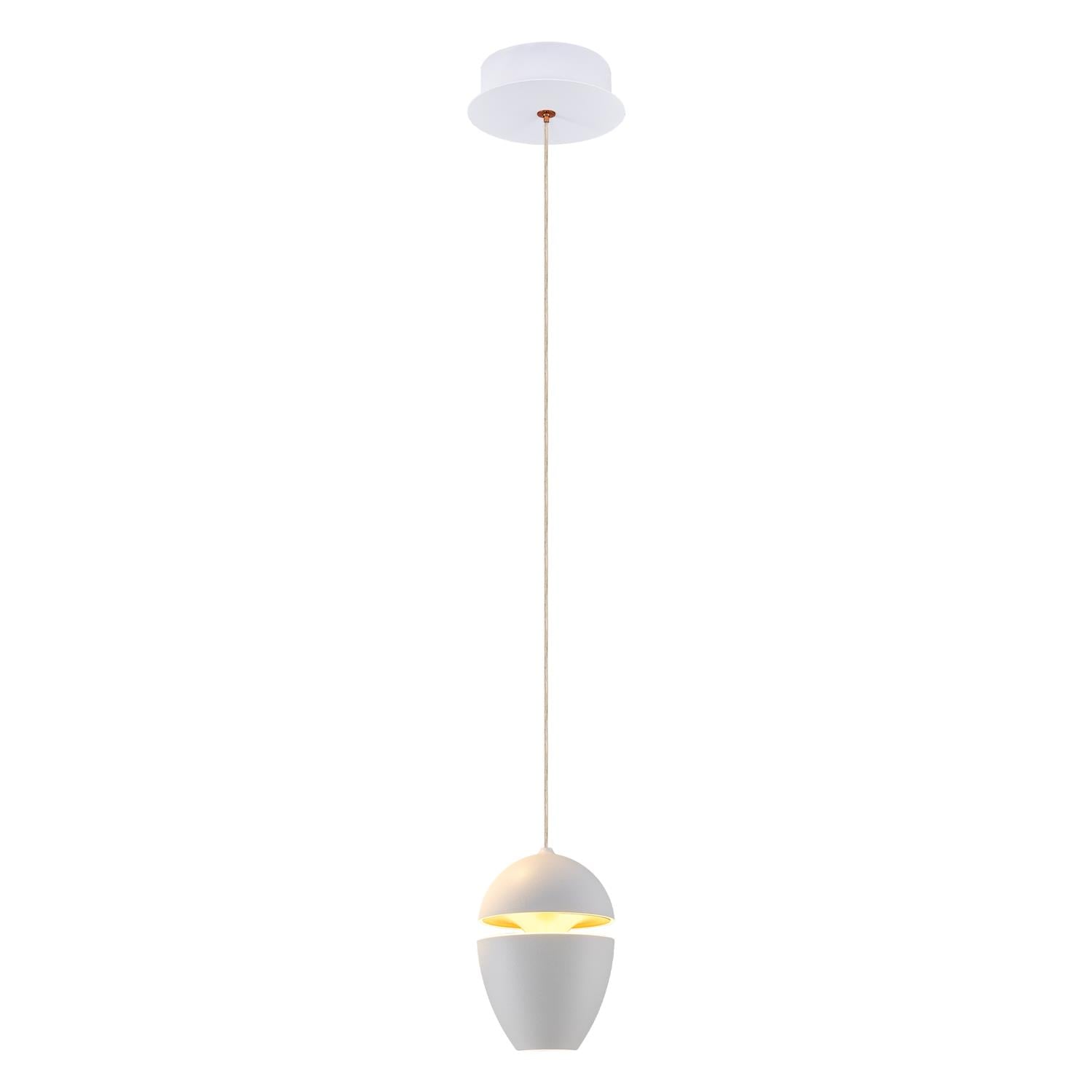Tekli Metal Dris Beyaz Sarkıt Avize 120 cm