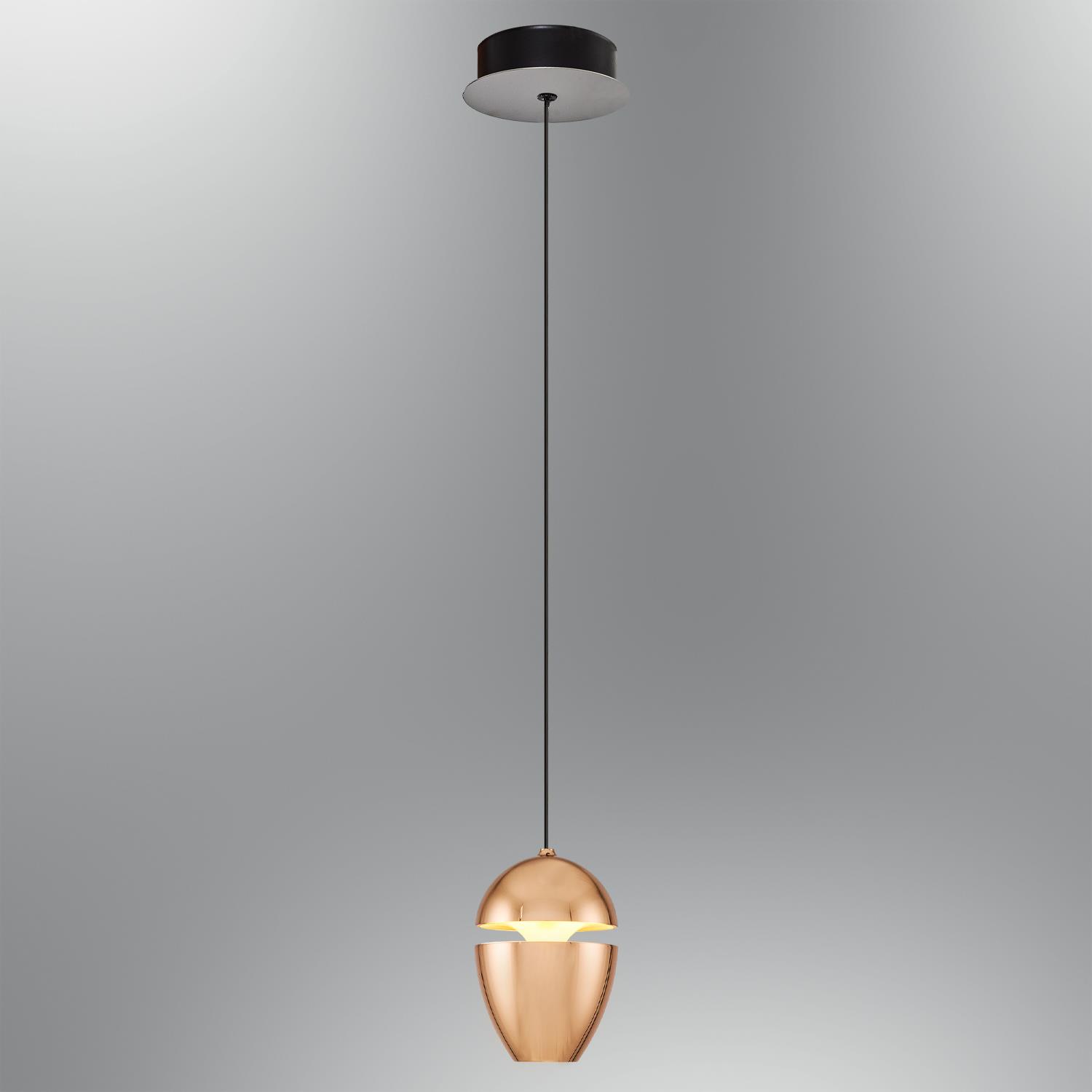 Tekli Metal Dris Sarı Sarkıt Avize 120 cm