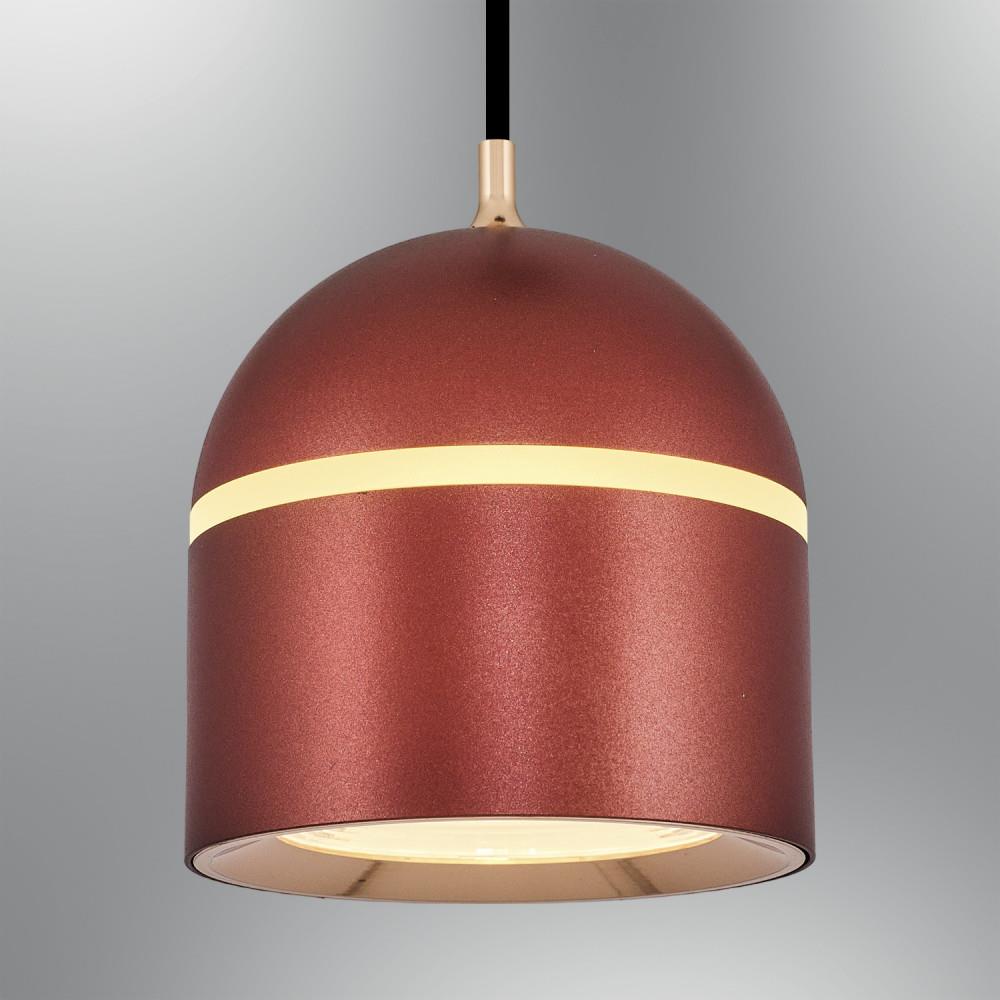 Tekli Metal Domm Kahve Sarkıt Avize 120 cm — görsel 3
