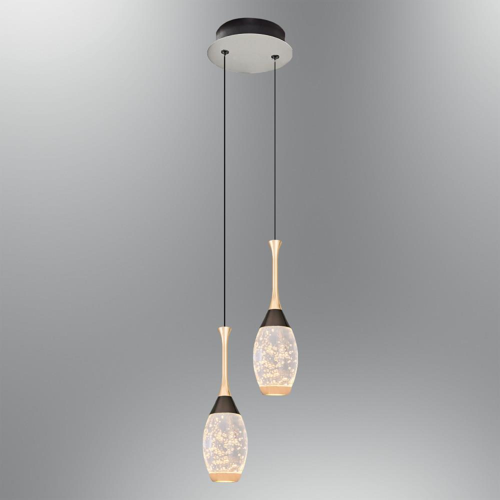 Metal Drop Gold Sarkıt Avize 120 cm