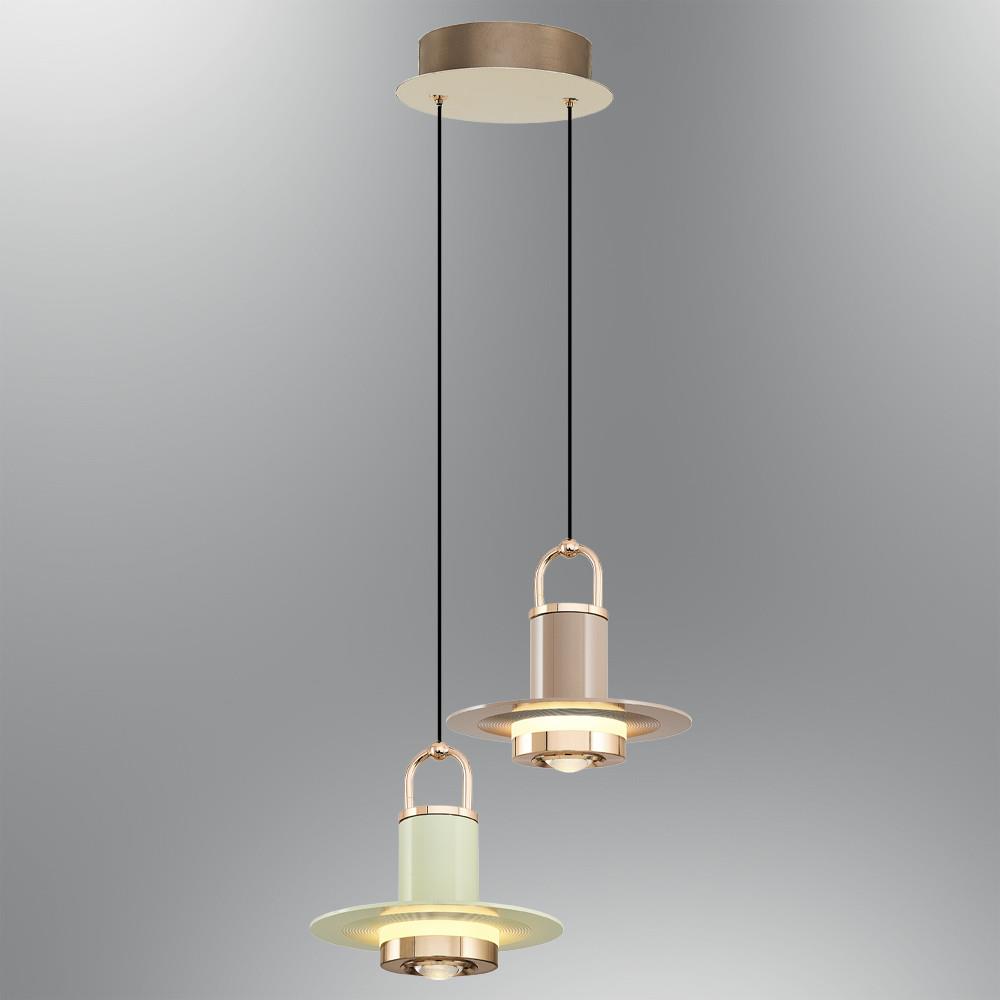Beyaz Metal Marina Mixed Sarkıt Avize 120 cm