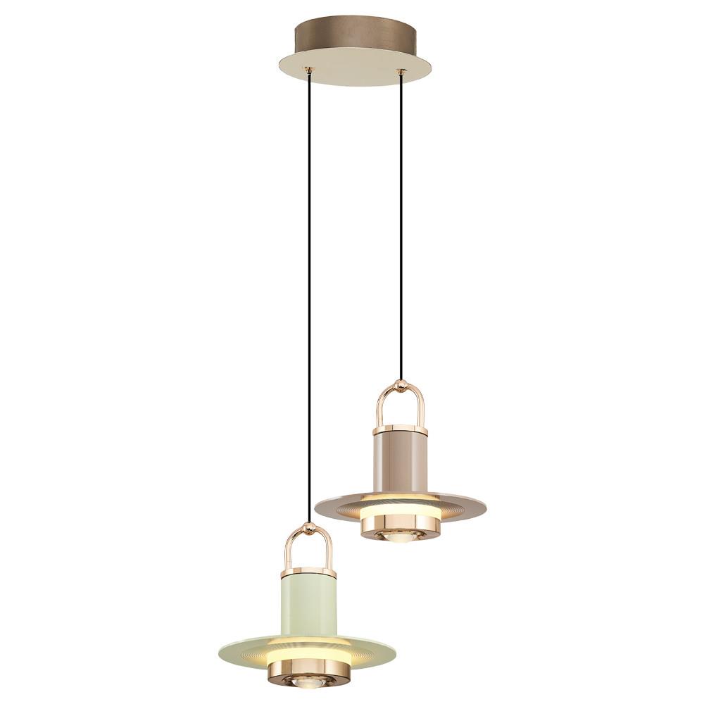 Beyaz Metal Marina Mixed Sarkıt Avize 120 cm
