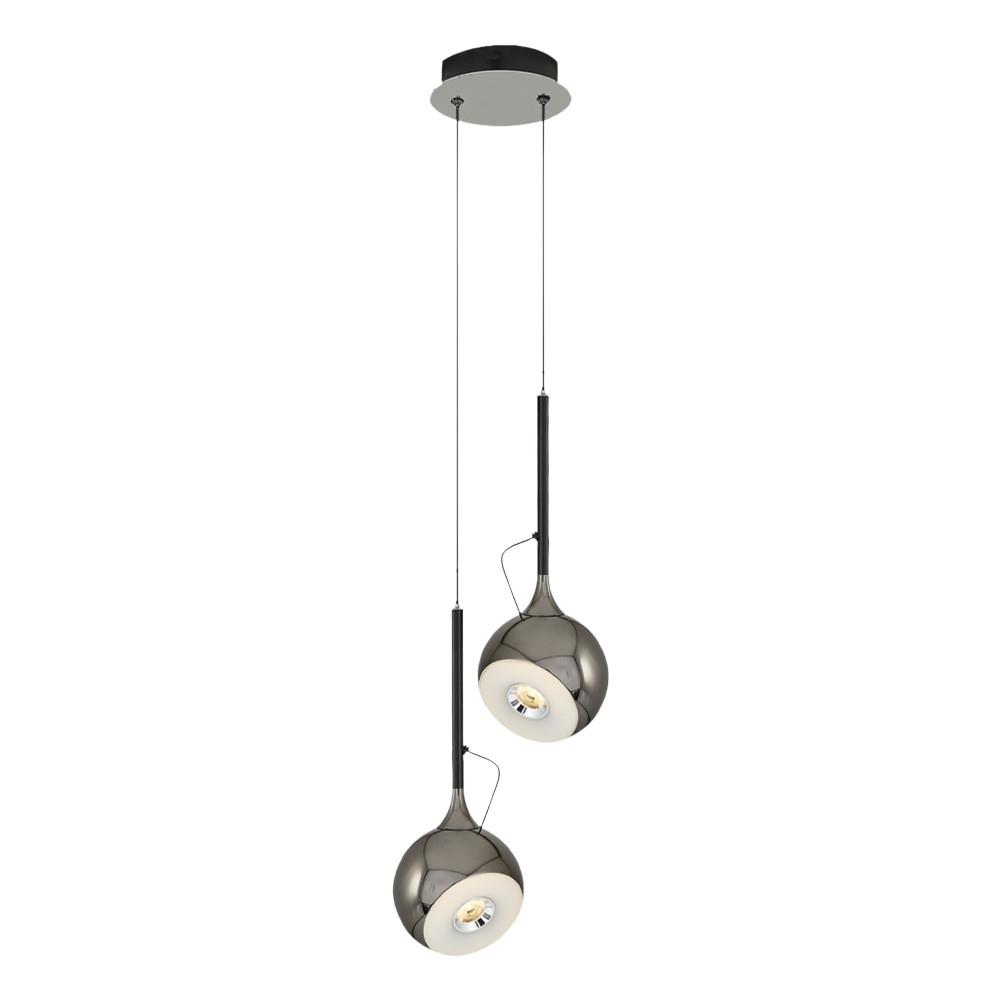 Metal Fleas Platin Sarkıt Avize 120 cm