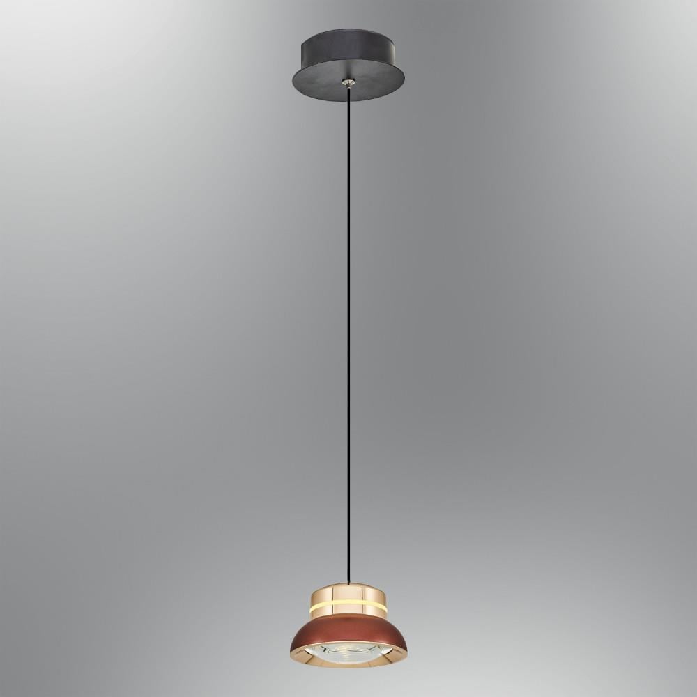 Tekli Metal Haat Kırmızı Sarkıt Avize 120 cm