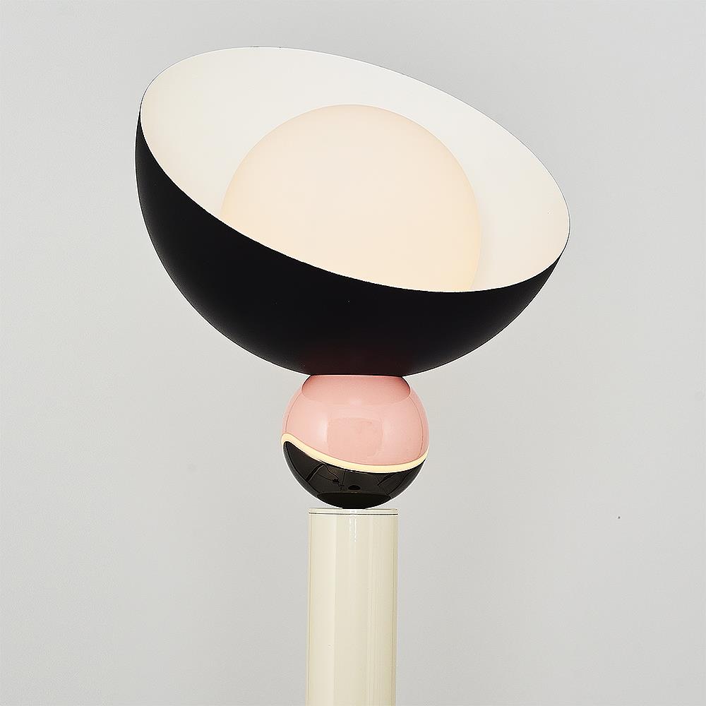 Metal Pastel negro Lámpara de Pie 165 cm