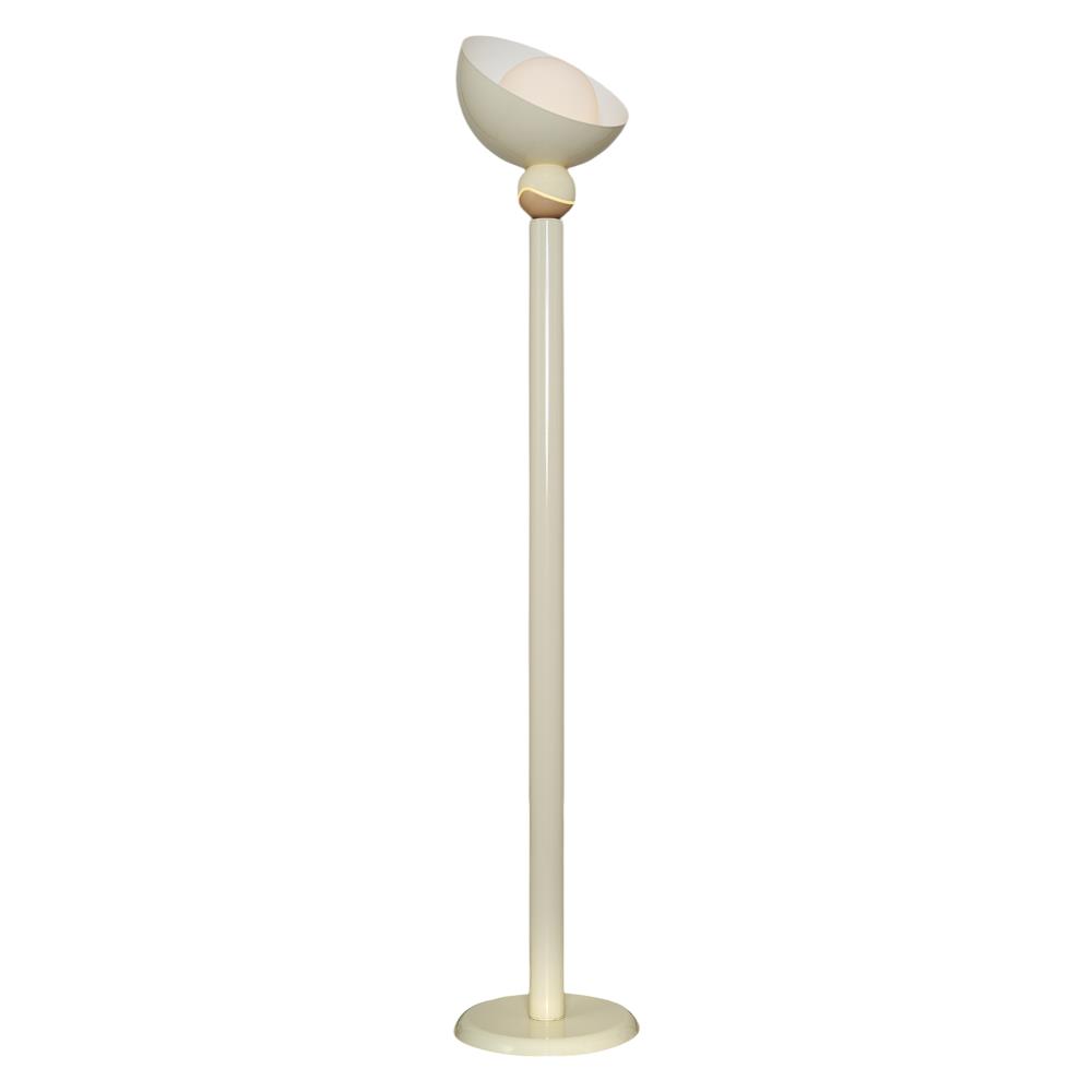 Metal Pastel Crema Lámpara de Pie 165 cm